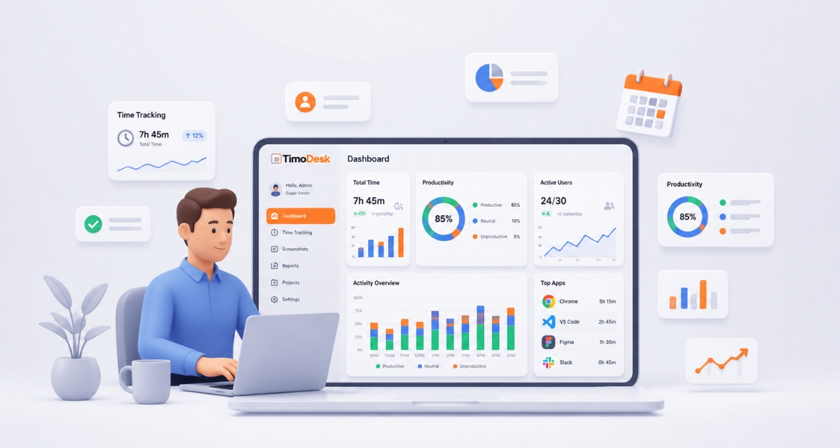 Computer Monitoring Software: How TimeDesk Improves Employee Productivity